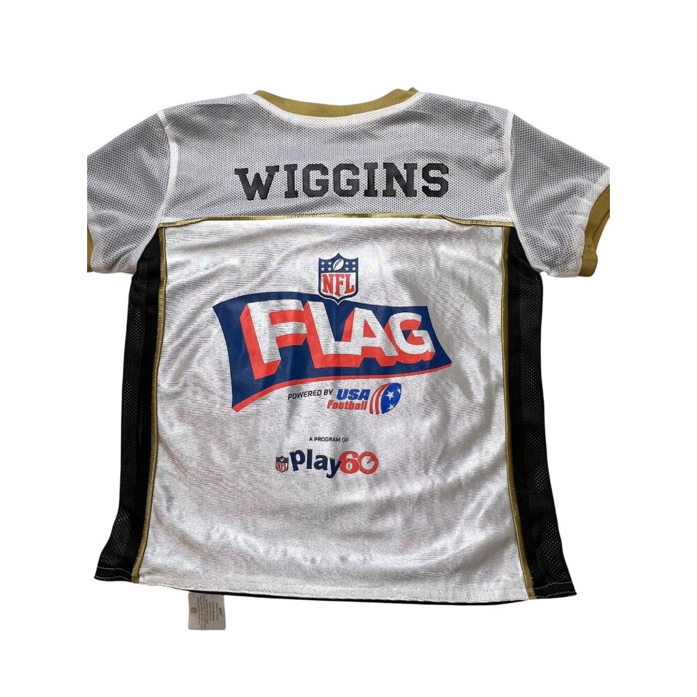 NFL Saints Wiggins Youth Medium REVERSABLE Flag Football Jersey BDA Athletic NFL - Picture 5 of 12